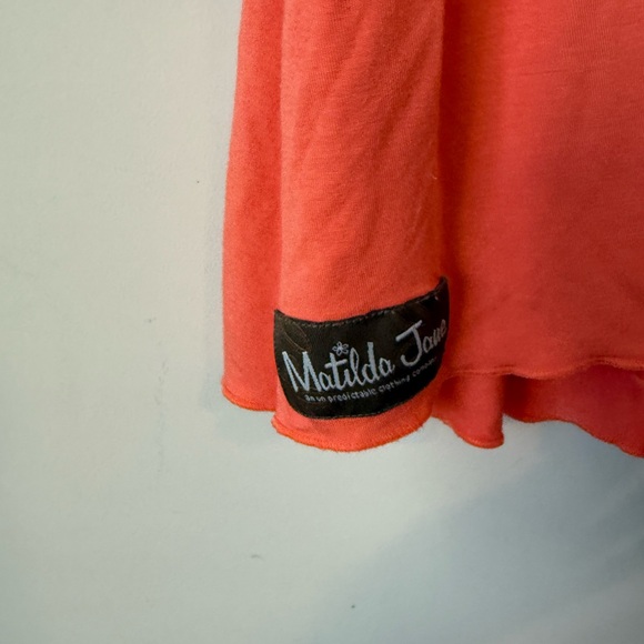 Matilda Jane Vibrant Coral Dress with Ruffles size 2T - Picture 5 of 6